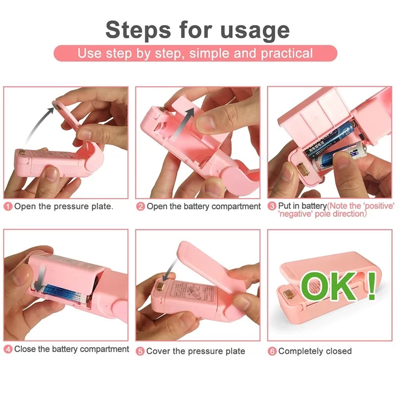 Portable Package Sealer – Seal Food Bags Tight