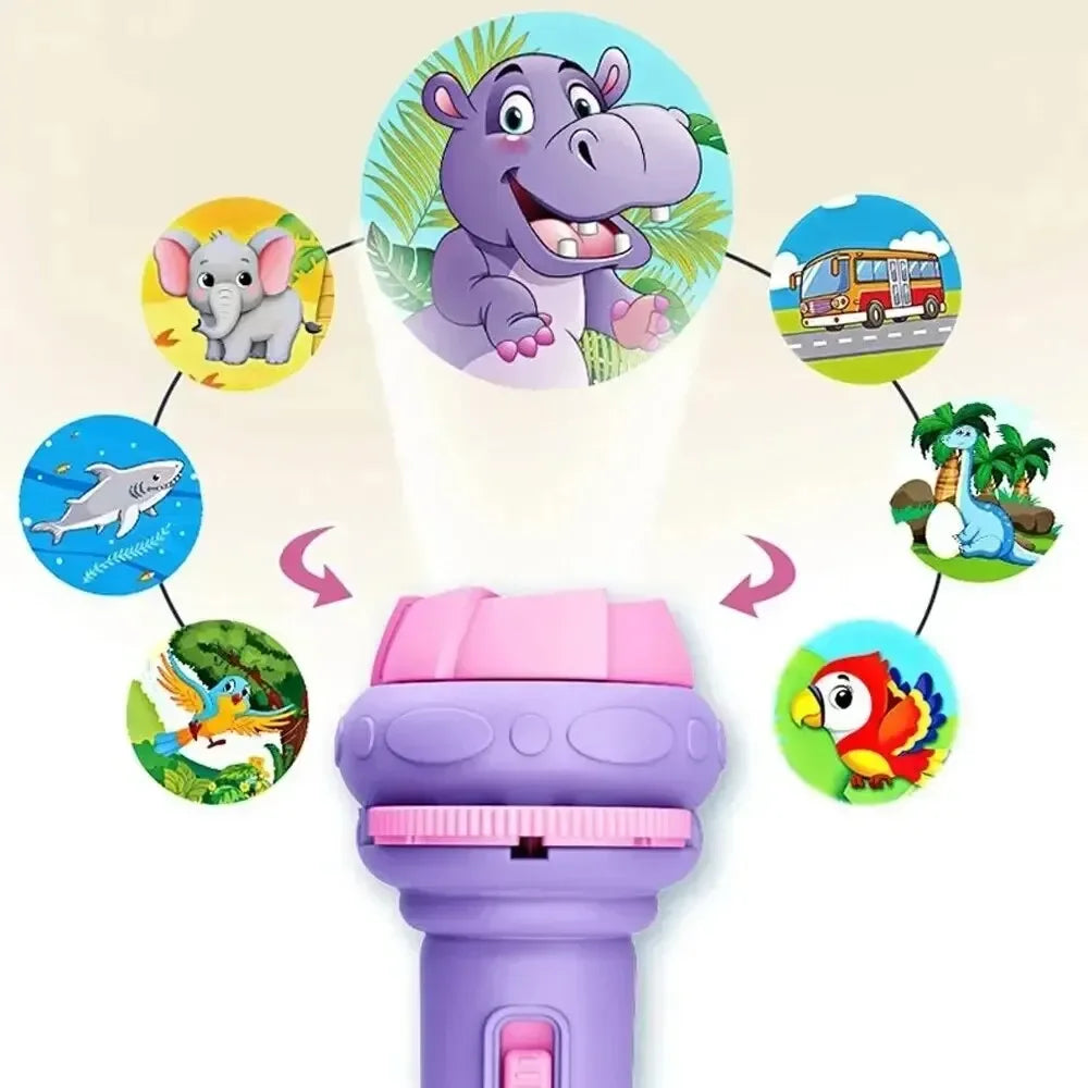 Children’s Flashlight Projector – Cartoon Cards & Fun Patterns