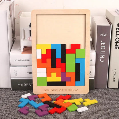 Wooden Puzzle Set for Babies – Early Learning Logic Game
