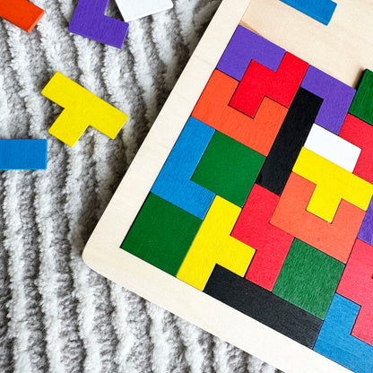 Wooden Puzzle Set for Babies – Early Learning Logic Game