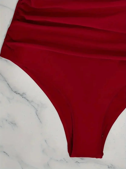 High Cut One-Piece – Tummy Control & Bold Style