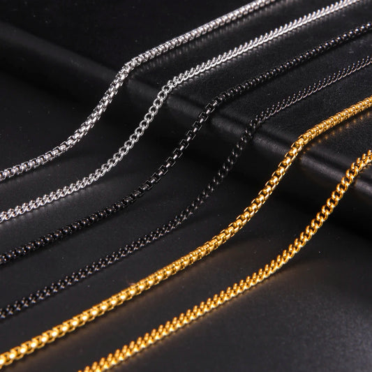 60cm Men’s Link Chain – Street Style Essential