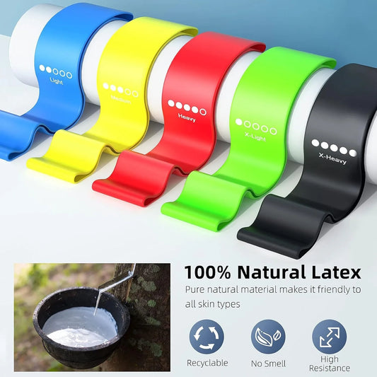 Elastic Workout Bands – For Home, Gym & Yoga Sessions