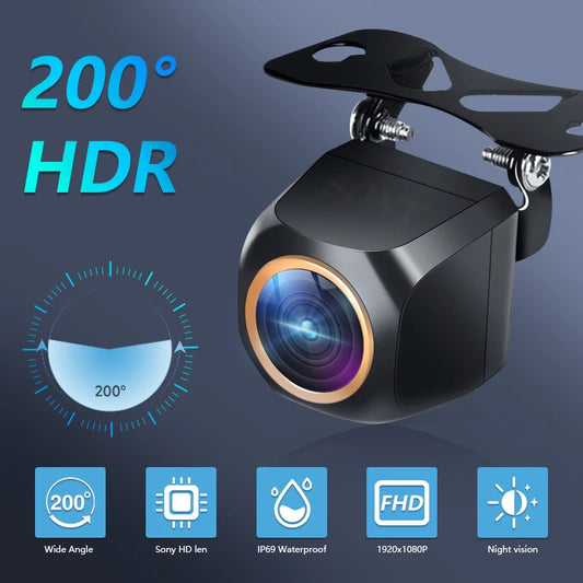 Full HDR Night Vision Car Backup Camera – Golden Lens