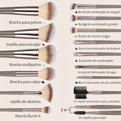 Pro Makeup Brush Set – 3 to 20PCS of Soft Precision