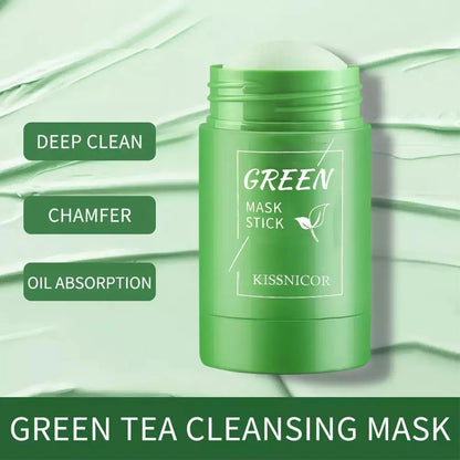 Green Tea Clay Stick Mask – Oil Control & Deep Clean
