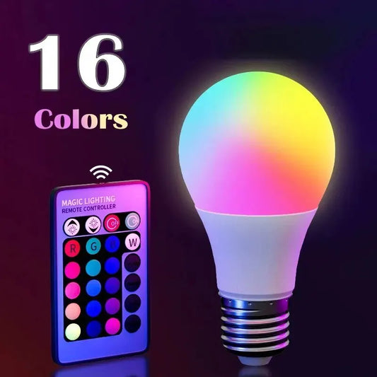 Smart RGB Bulb – Adjustable Color & Brightness Light