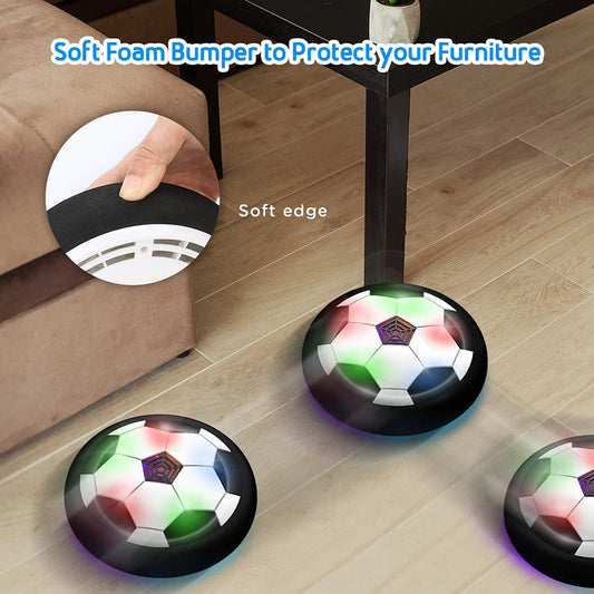 Hover Soccer Ball Toy – LED Light & Music Air Football for Kids Indoor/Outdoor Play