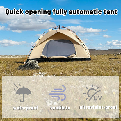 Automatic Quick-Open Tent – Rain & Sun Protection for 4