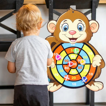 Sticky Ball Dart Board – Educational Indoor Game for Kids 3-7