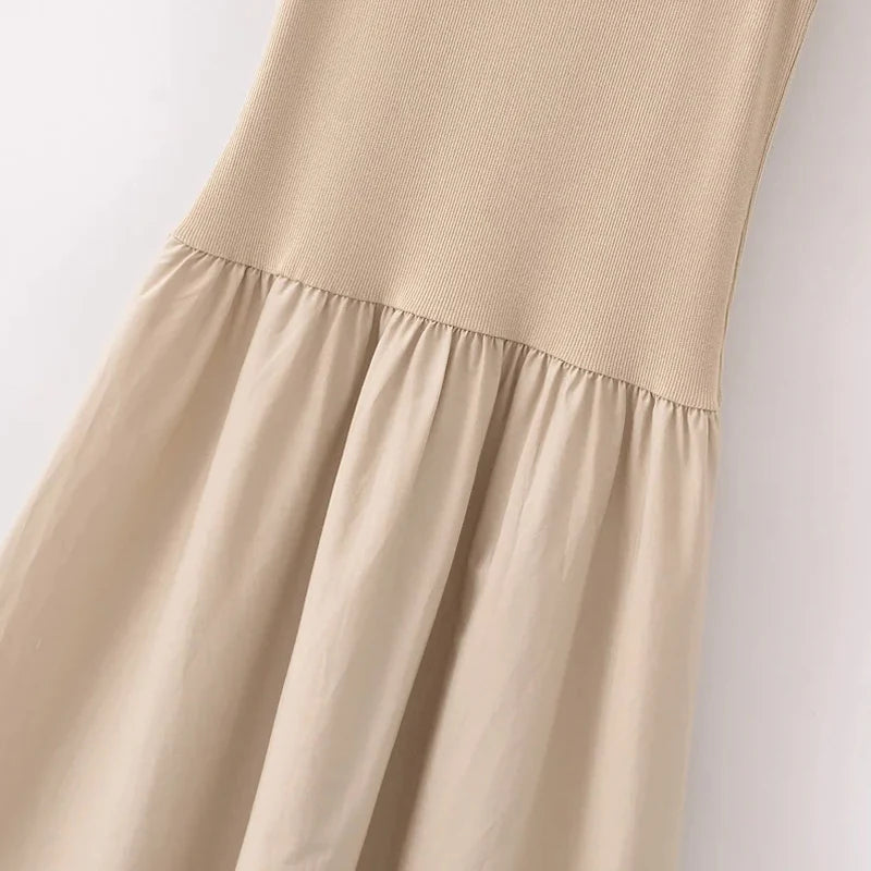 Elegant Sleeveless Long Dress – Y2K Style