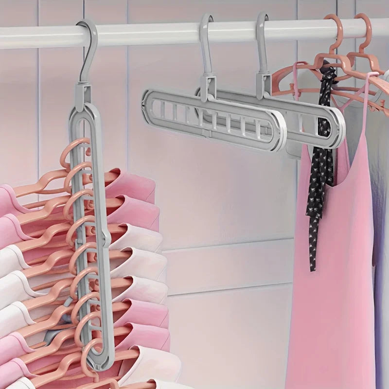 Heavy Duty Space-Saving Foldable Hangers Set
