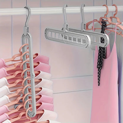 Heavy Duty Space-Saving Foldable Hangers Set