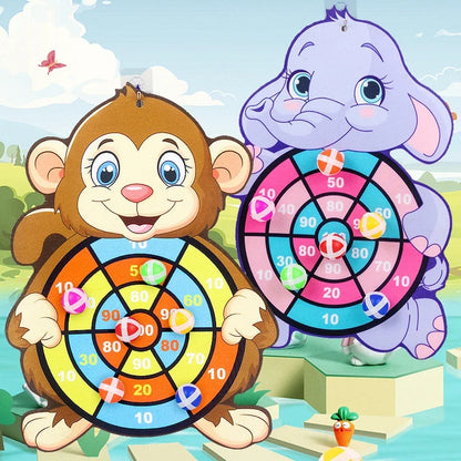 Sticky Ball Dart Board – Educational Indoor Game for Kids 3-7