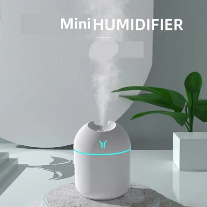 Mini Humidifier & Oil Diffuser – Quiet & Colorful