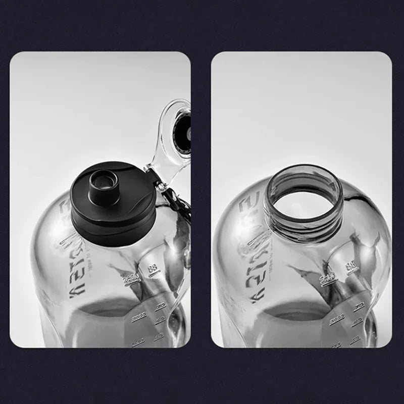 1.7L/2.7L Sports Water Bottle – Large Capacity & Portable